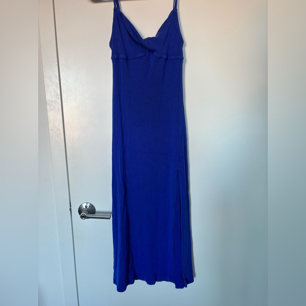Wilfred Aritzia Royal Blue Dress